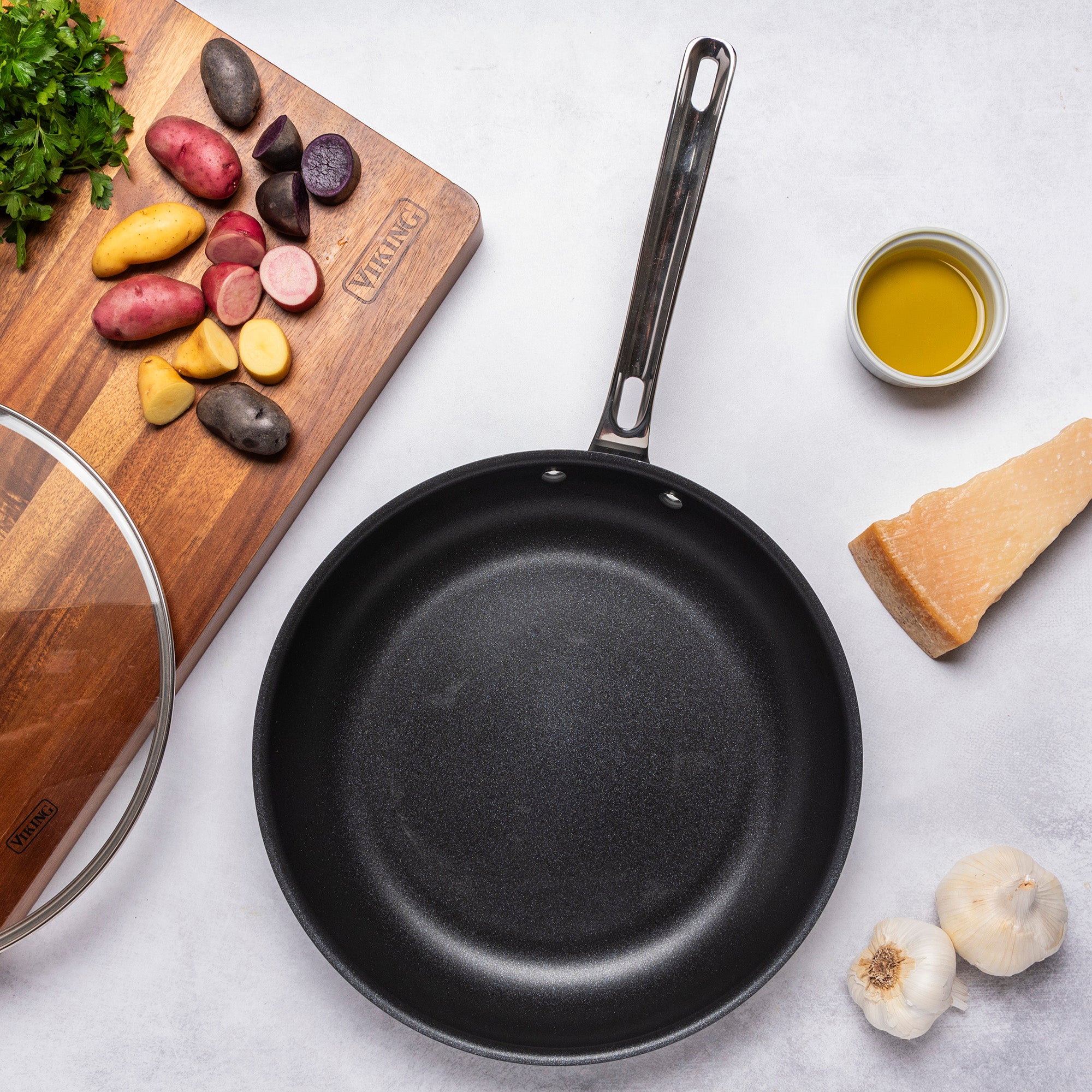 Viking Hard Anodized Ceramic Nonstick 12-piece Cookware Set