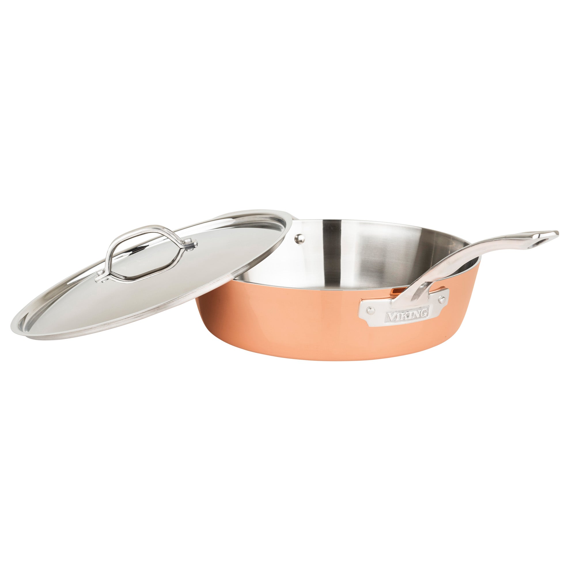 Viking Contemporary Copper 4-Ply 9 Piece Cookware Set