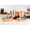 Viking Contemporary Copper 4-Ply 9 Piece Cookware Set