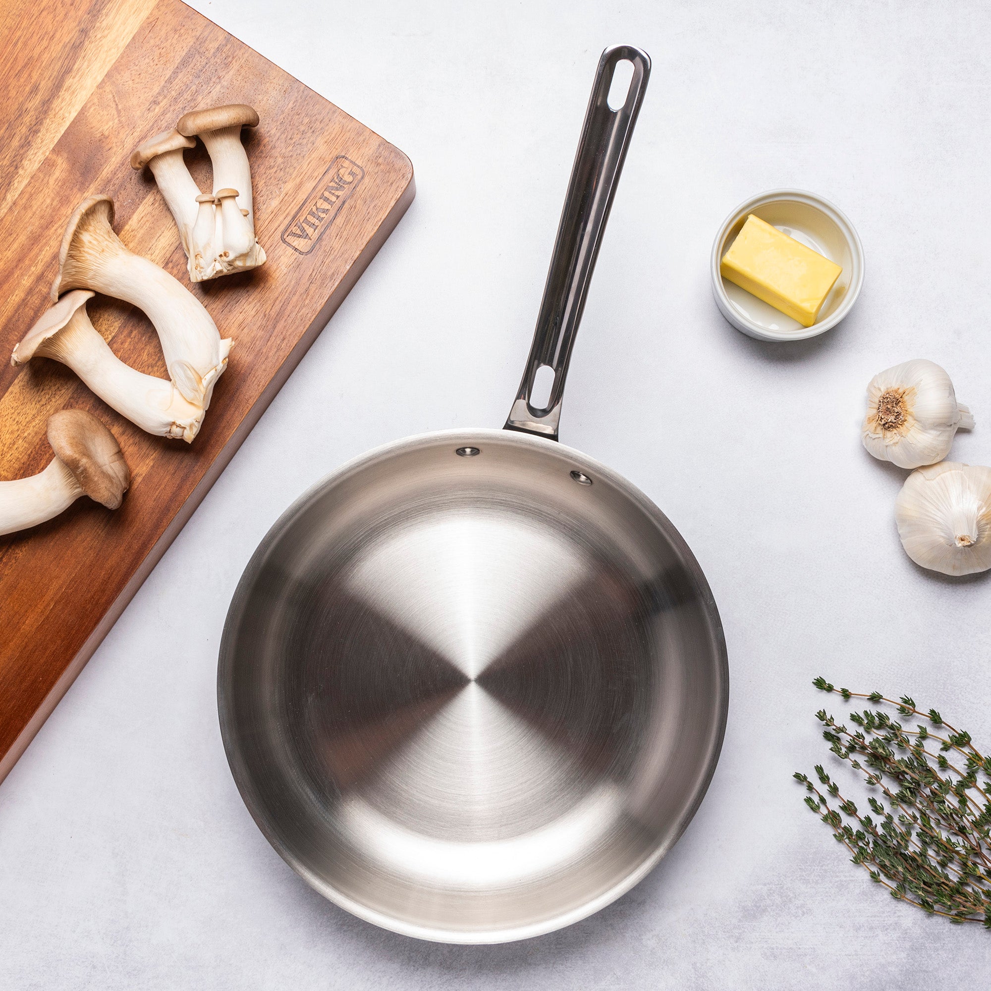 Viking Cast Black 12-piece 3-Ply Stainless Steel Cookware Set