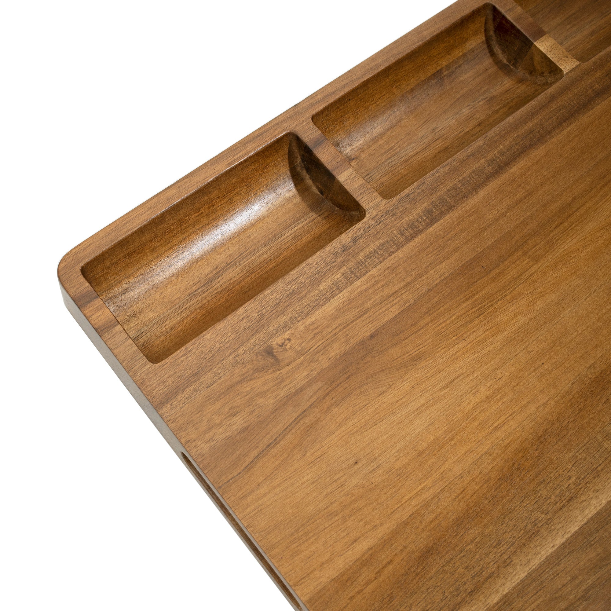 Viking 10-Piece Cutlery Block with Butcher Block Prep & Serving Board Set