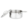 Viking 5-Piece 3-Ply Clad Stainless Steel Cookware Set with Metal Lids