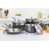 Viking 10-Piece 5-Ply Hard Anodized & Stainless Steel Cookware Set