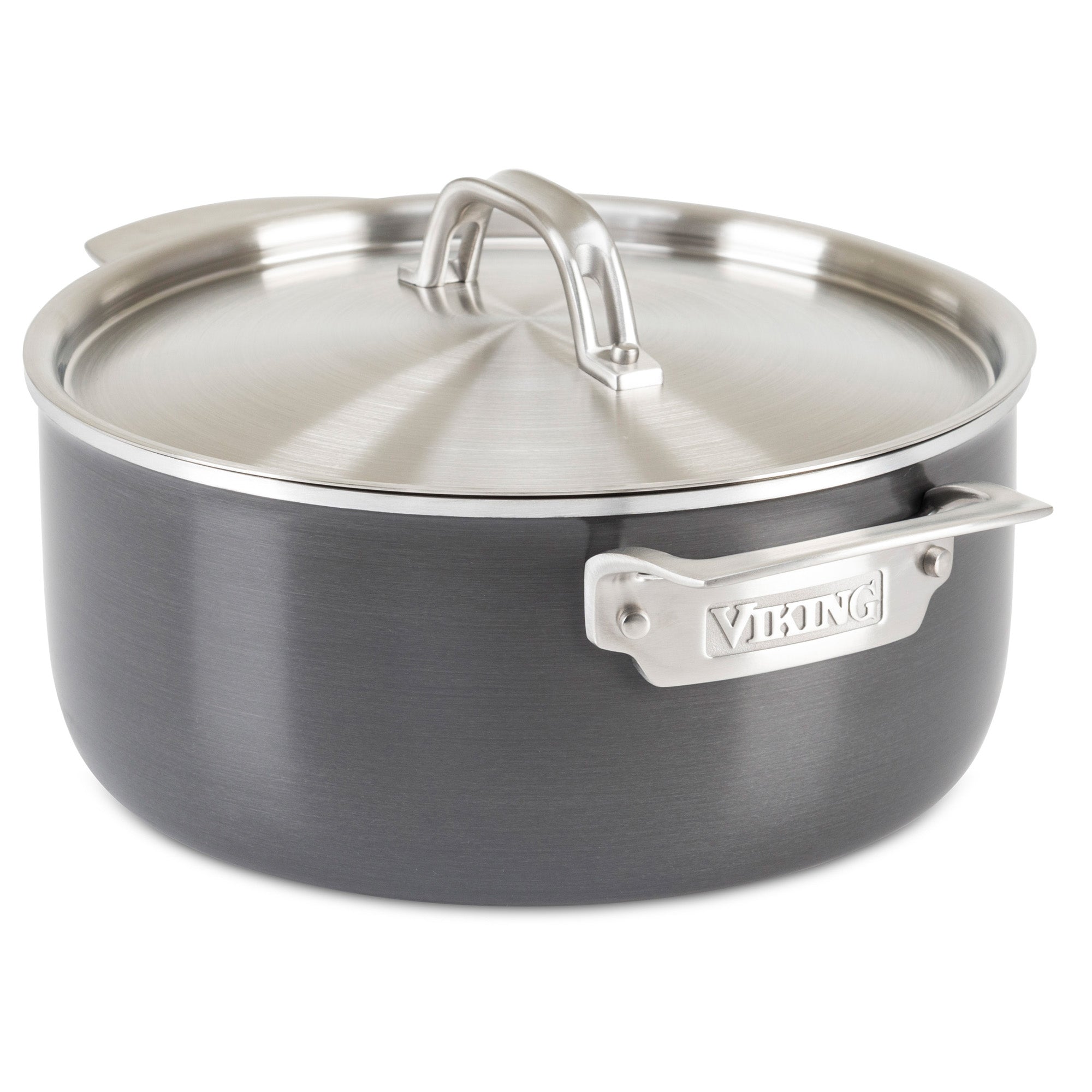 Viking 10-Piece 5-Ply Hard Anodized & Stainless Steel Cookware Set ...