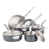 Viking 10-Piece 5-Ply Hard Anodized & Stainless Steel Cookware Set