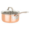 Viking 10-Piece 3-Ply Hammered Copper Clad Cookware Set