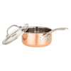 Viking 10-Piece 3-Ply Hammered Copper Clad Cookware Set